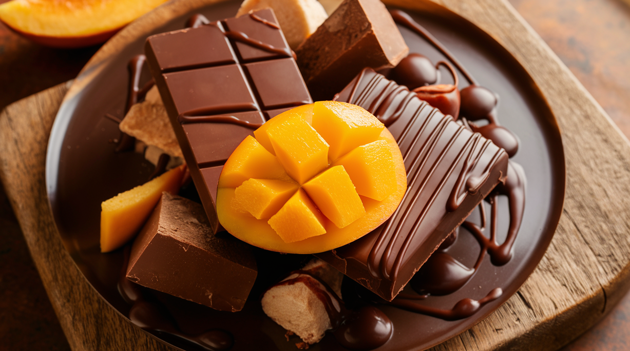 chocolate compliment mango