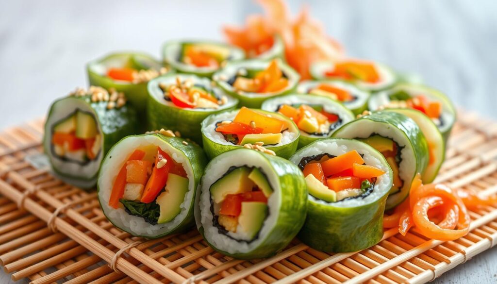 Cucumber Sushi Rolls