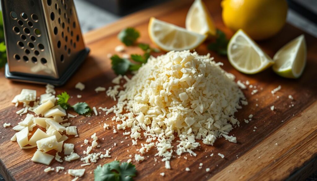 How to shred and crumble cotija cheese