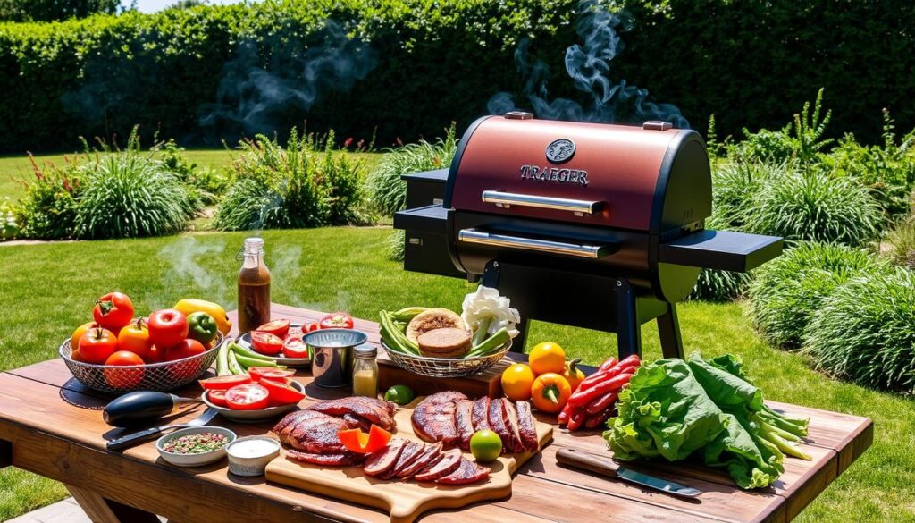 Traeger pellet grill