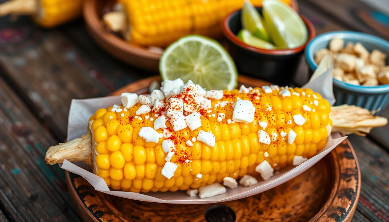 What can I use instead of cotija on Mexican corn?