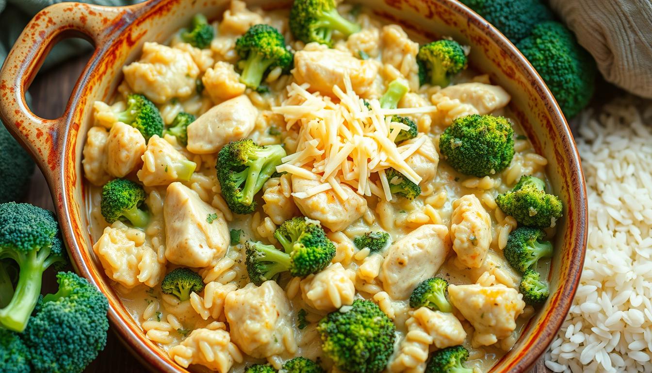 chicken broccoli rice casserole​