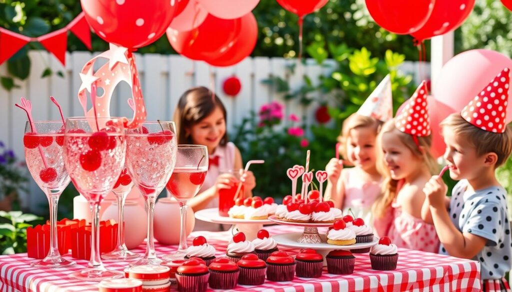 Shirley Temple-themed party