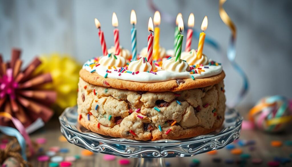 birthday cookie cake